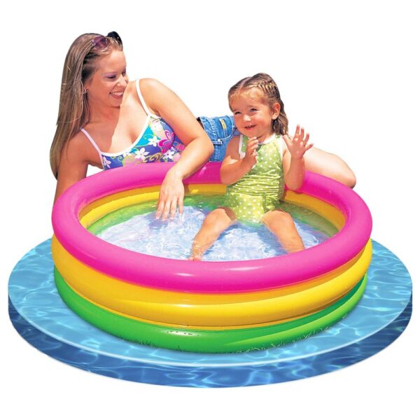 I N T E X -  Baby Pool 3-Ring Sunset Glow - 3 ft