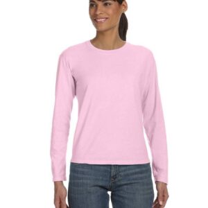 Pink  Color Female Full Sleeves T-Shirt