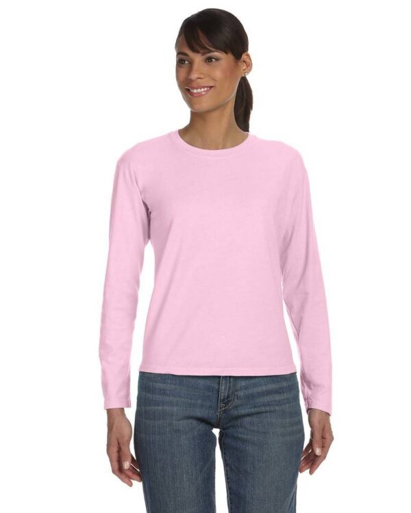 Pink  Color Female Full Sleeves T-Shirt