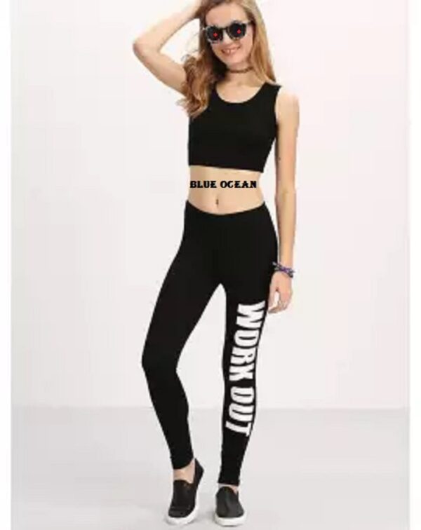 Gym Stretchable Legging Tights for Women - Pack of 3 - Image 4
