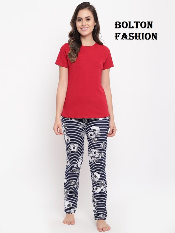 Night Suit Red