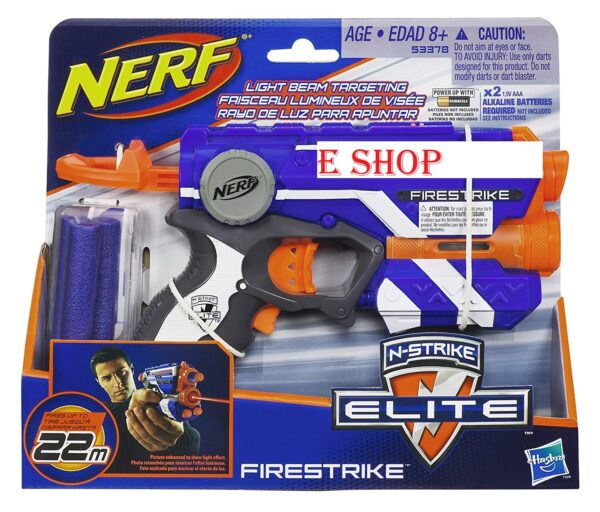 NERF Elite Fire Strike toy gun with Light Beam