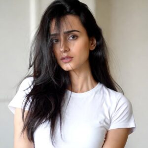 White Cotton Half Sleeves T-Shirt for Women