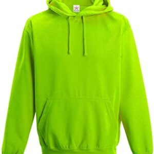 Green Plain Kangroo Pullover Hoodie