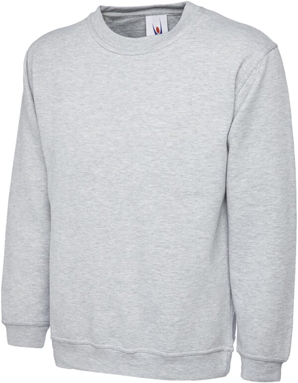 Plain Heather Grey Sweatshirt for Men & Women