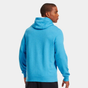 Light Blue Plain Kangroo Pullover Hoodie