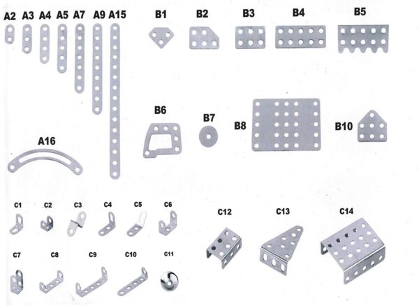 Alloy Building Blocks - 25 Models 239 Pieces - Image 2