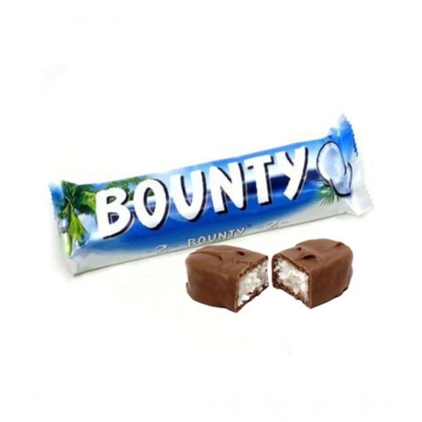 Bounty Chocolate Bar - 57g - Pack of 3