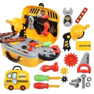 Deluxe Tool Set Construction And Car Shape Box For Kids Deluxe Tool Set Construction And Car Shape Box For Kids