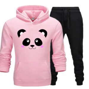 Panda Printed Winter Track Suit for Women