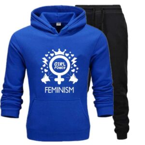 Girl Power Feminism Winter Track Suit for Women