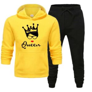 Yellow Queen Winter Track Suit for Women