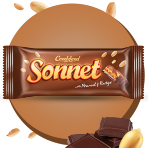 Candyland Sonnet Peanut & Fudge – Pack of 18