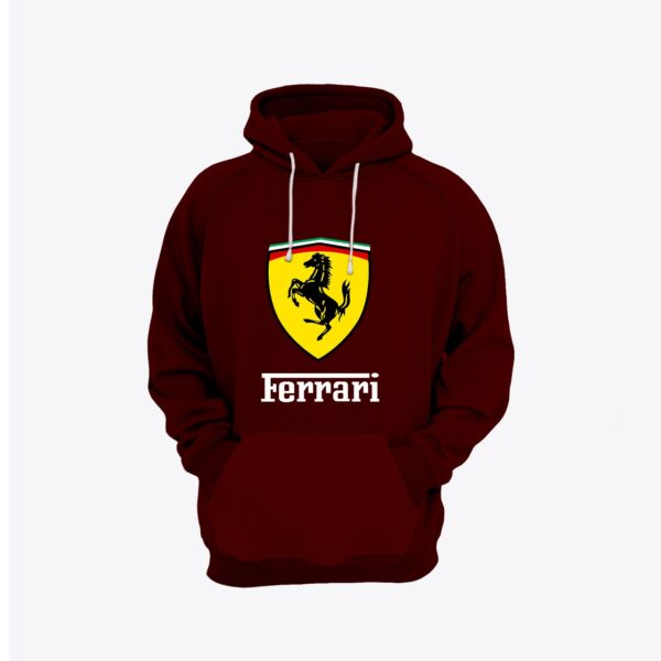 Ferrari Printed Pullover Hoodie - Image 3