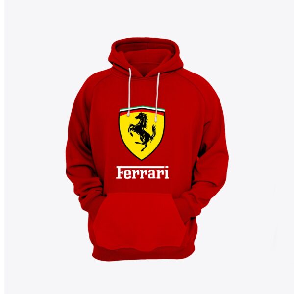 Ferrari Printed Pullover Hoodie - Image 4