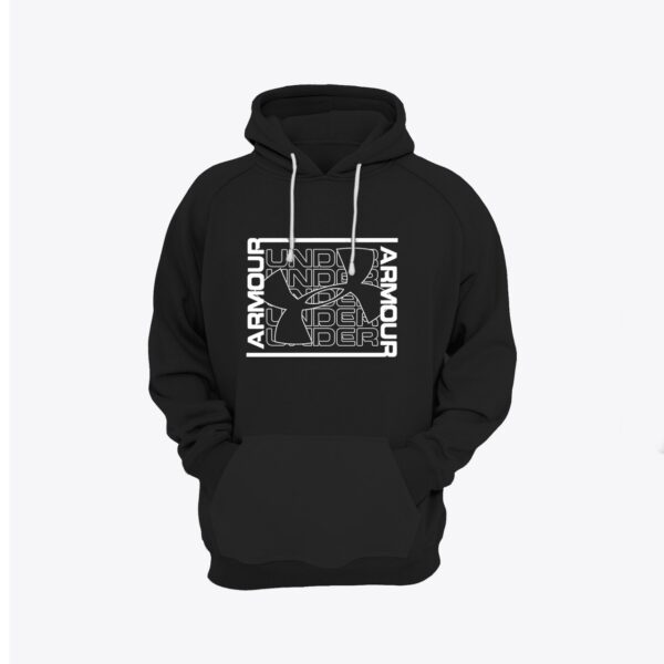 Armour Printed Pullover Kangroo Hoodie
