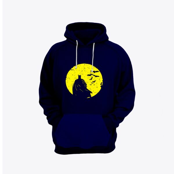 Batman Design Fleece pullover Kangroo Hoodie - Image 4