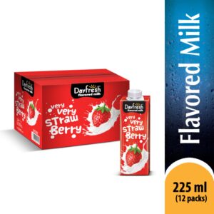 Day Fresh Strawberry Flavored Milk 235ml - 12 Piece carton
