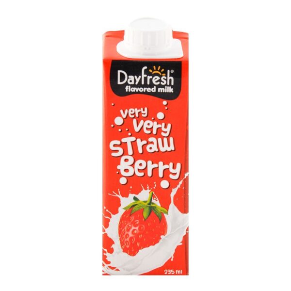 Day Fresh Strawberry Flavored Milk 235ml - 6 Pieces