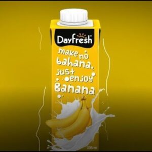 Day Fresh Banana Flavored Milk 235ml - 6 Pieces