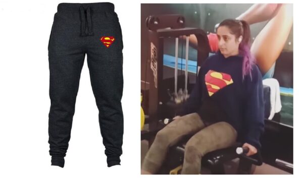 Super Women Black Winter Track Suit for Women