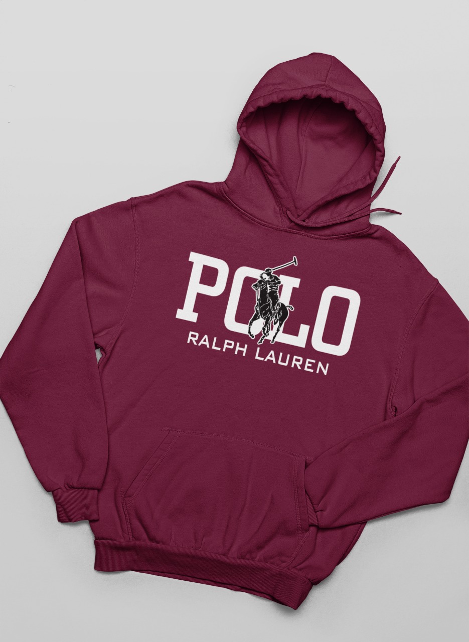 Maroon hot sale polo hoodie