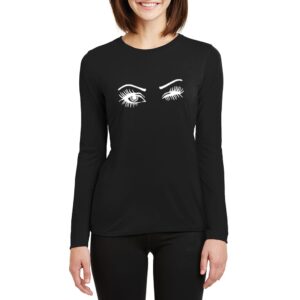 Wink Printed full Sleeves T-Shirt for Women