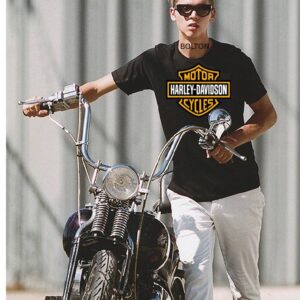 Harley Davidson Cycles Black Cotton T-Shirt