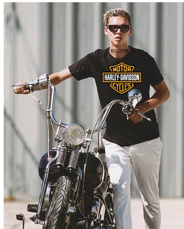 Harley Davidson Cycles Black Cotton T-Shirt