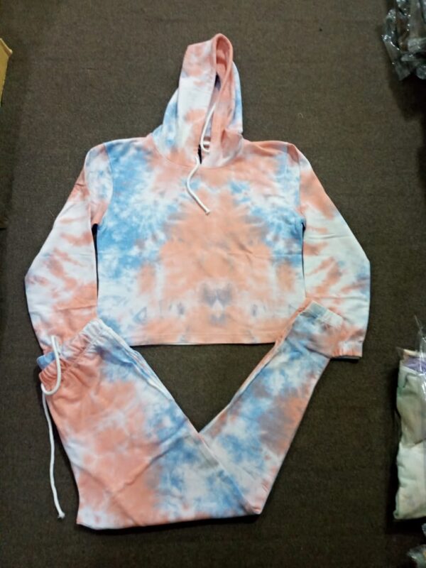 Tie Dye Tracksuit for Women - Multicolor - Image 2