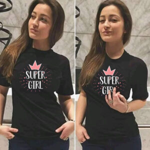 Dani Daniel Super Girl Cotton T-Shirt for Women