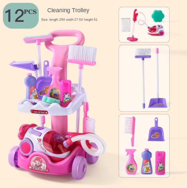 Home Sweet housekeeping vacuum cleaner magical toy set for Kids - Image 3