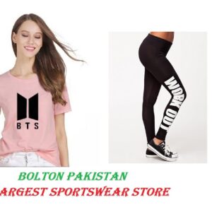 BTS Pink Gym Work Out tracksuit for Women and Girls