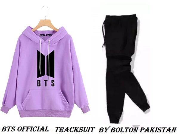 BTS Official Winter tracksuit for Men and Women Purple