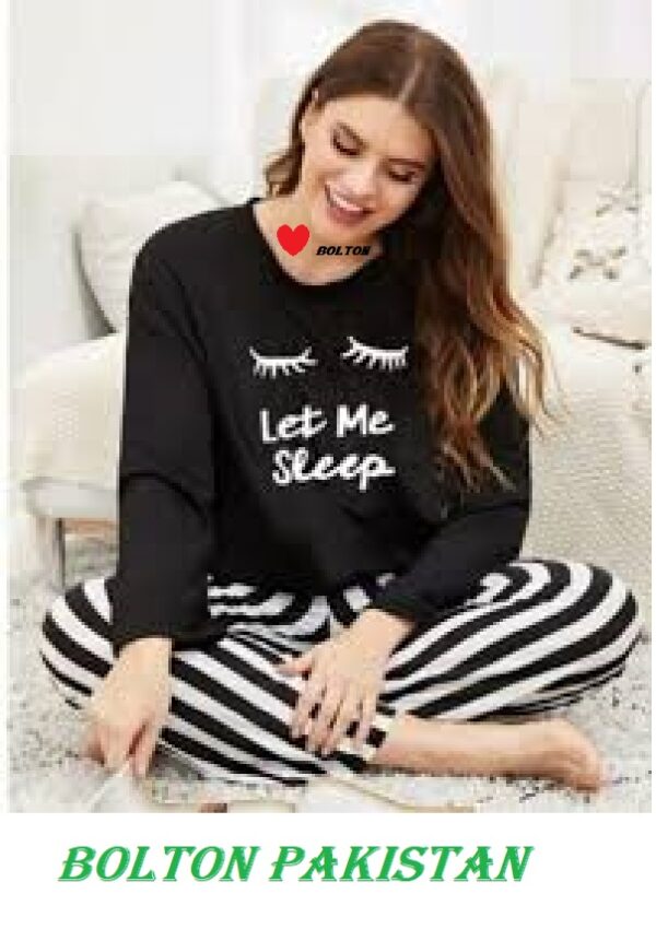 Let me Sleep Full Sleeves Night Suit for Women