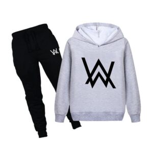 Alan Walker winter tracksuit for Men & women - Grey
