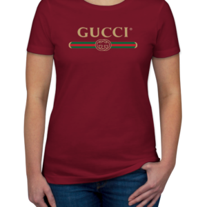 Gucci Printed Maroon t shirt for Men and Women