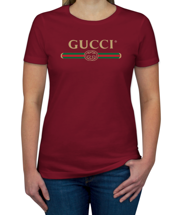 Gucci Printed Maroon t shirt for Men and Women