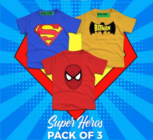 super hero t shirt kids