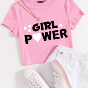 Girl Power t shirt for Women