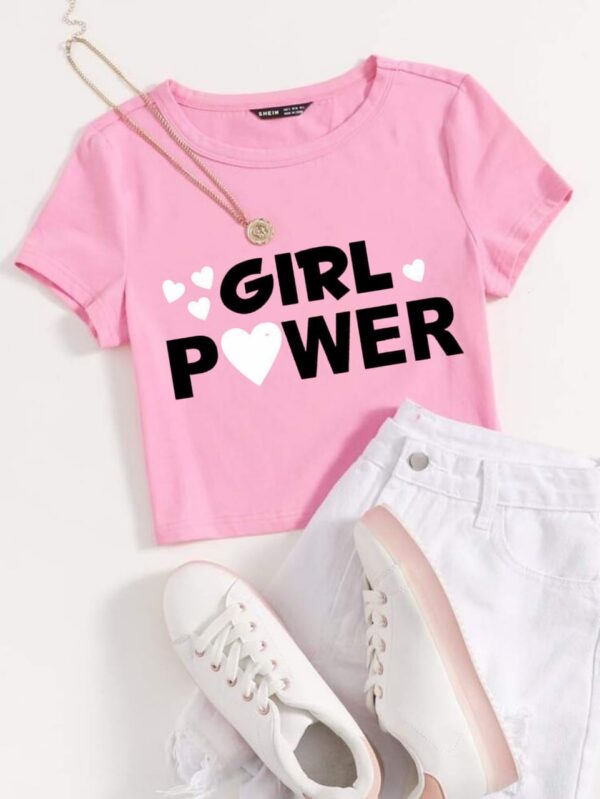Girl Power t shirt for Women