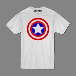 Captain America white t-shirt for Kids