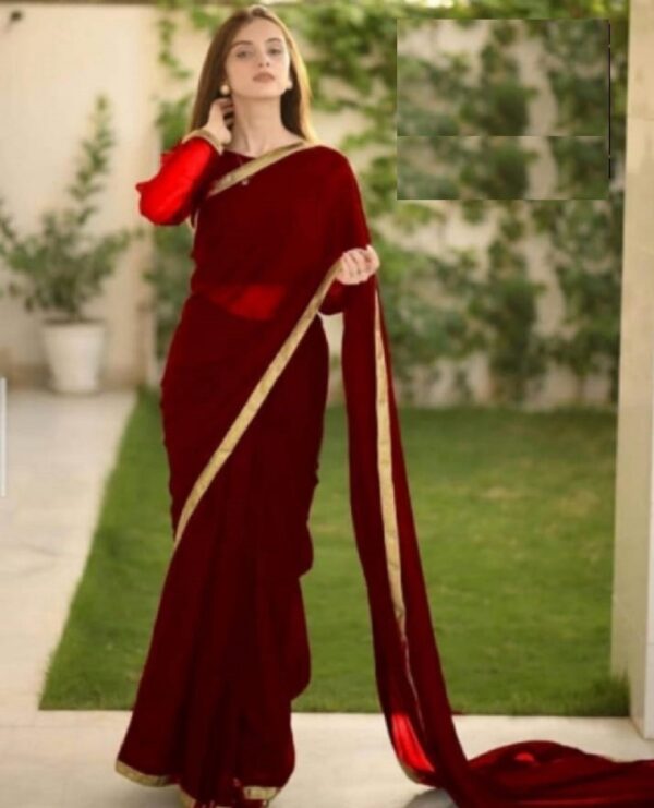 Stylish Chiffon saree for women and girls