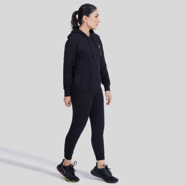Black Winter Gym tracksuit for Women - Image 4