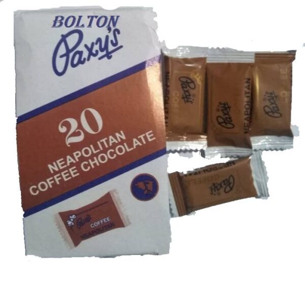 Paxy Neapolitan Chocolate - Coffee Flavor (Box Of 20 Pcs)