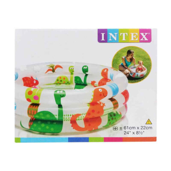 Intex Dinosaur 3 Ring Baby Pool ( 24" D x 8 " H ) - Image 2
