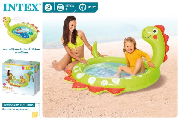 Intex Children's Inflatable Dinosaur Pool 58437 - Image 2