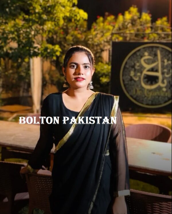 black chiffon saree women girls