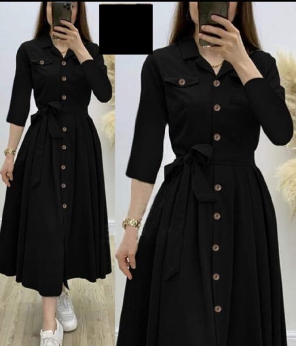 Black Turkish Flab Shirt top for Girls