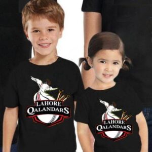 Lahore Qalandars PSL T-Shirt for Kids Black